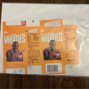 Vintage 1991 Michael Jordan Mini Wheaties Box.